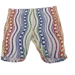 Chainlink Patterned Biker Shorts